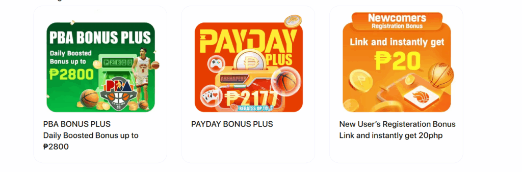 ArenaPlus Bonuses and Rewards