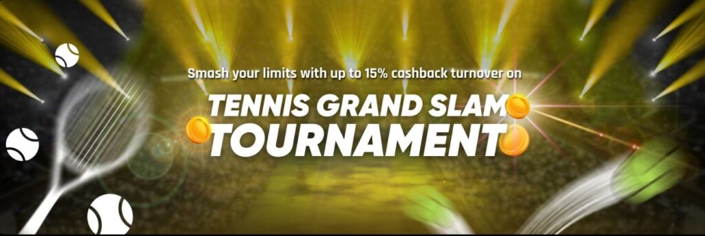 Grand Slam Tournaments: Earn Bonuses Every Time You Bet, Up to ₱2,500