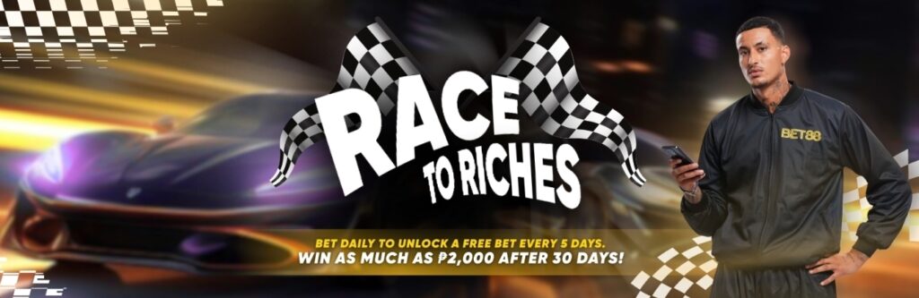 Race to Riches:Place Daily Bets and Earn Up to 6 Free Bet Bonuses
