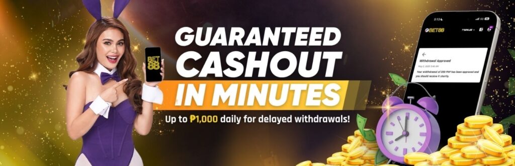 GUARANTEED CASHOUT IN MINUTES: Stay Worry-Free Even with Delays, Up to ₱1,000 per Day
