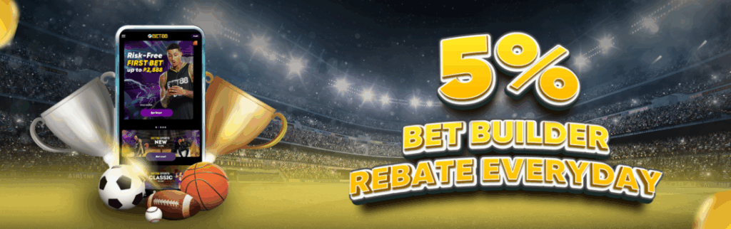 5% Bet Builder Rebate Everyday: Get Up to ₱1,500!