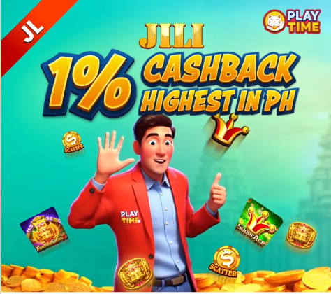Jili 1% CashBack Highest in PH: Enjoy 1% Back on All Games and Get ₱500!