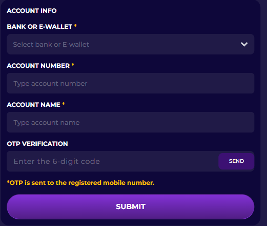 luckykingz bank info