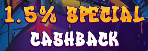 1.5% Special Cashback