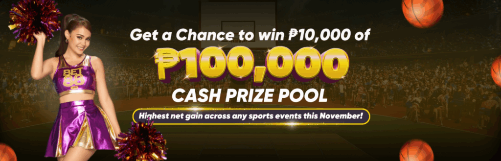 PHP 100,000 Cash Prize Pool :Win up to ₱2,500 to ₱25,000 CASH prizes