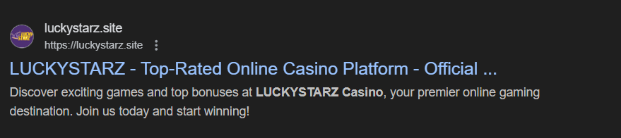 Lucky Scam site