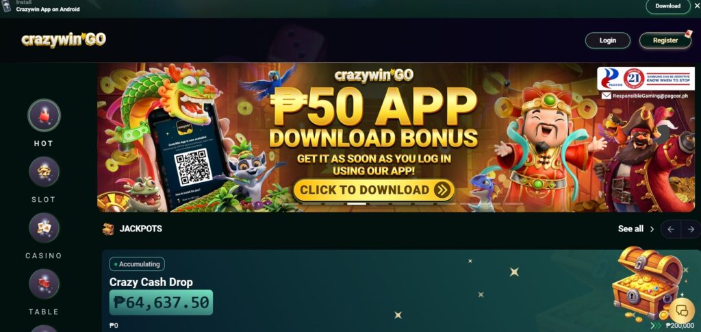 crazywin legit site