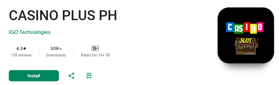 Fake or Scam Casino Plus App on Google Play