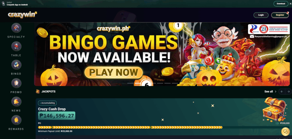 Online Casino Crazywin: All You Need to Know