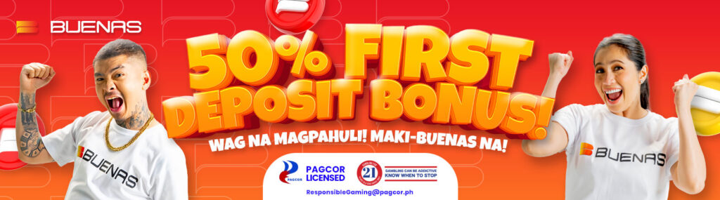 50% First Deposit Bonus