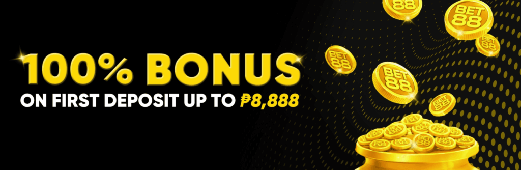 100% BONUS on Your First Deposit: Get Up to ₱8,888