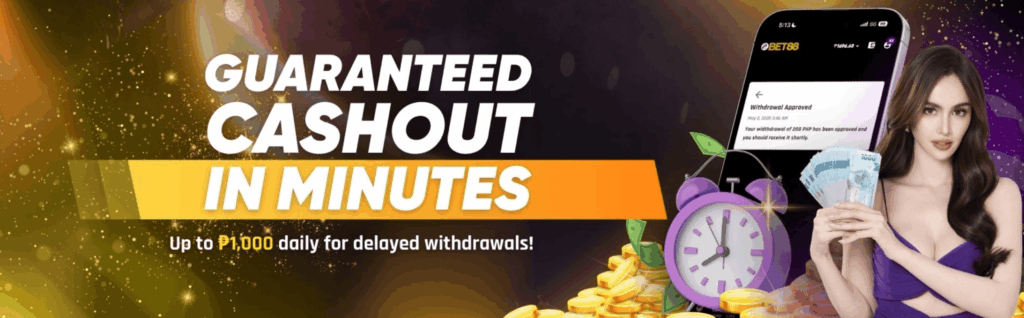 GUARANTEED CASHOUT IN MINUTES: Stay Worry-Free Even with Delays, Up to ₱1,000 per Day